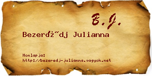 Bezerédj Julianna névjegykártya